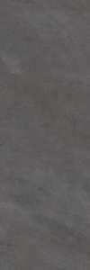Detailopname van de gerectificeerde rand van een slab tegel Newstone Dark, gelegd zonder voeg voor een egale look.