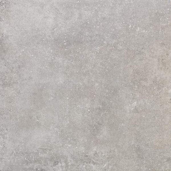Close-up van de structuur van keramische tegel Pora Grigio – ideaal voor gebruik als vloertegel in badkamers of woonkamers.