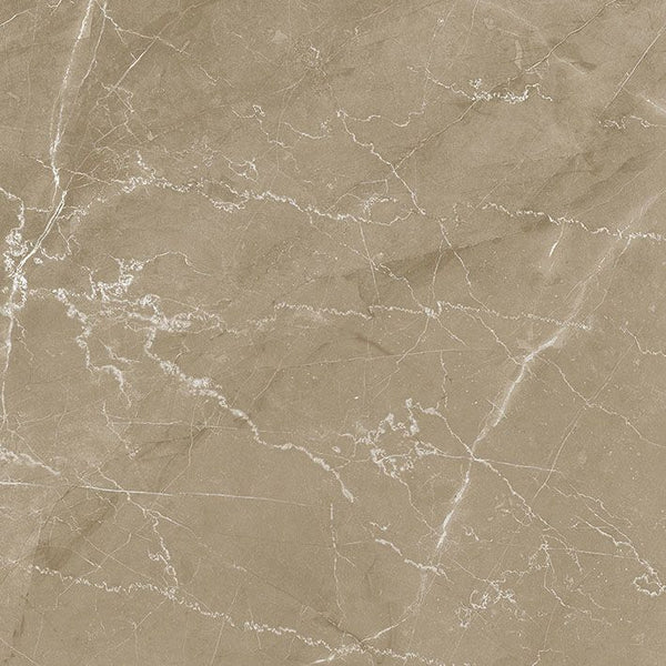 Detailweergave van keramische tegel Tone Tan Mat 60x60 met subtiele marmerstructuur – ideaal voor keuken tegels en vloertegeltoepassingen.