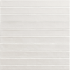 Matte variant van retro tegels Linea Ghia 5x50cm, ideaal als keramiek wandtegels voor een moderne, rustige witte tegels badkamer met stijlvolle witte tegeltjes.
