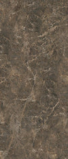 Slab tegel Emperador Gepolijst 120x278 met rijke bruine marmerstructuur en beige adering, geschikt als tegel zonder voeg in luxe interieurs.